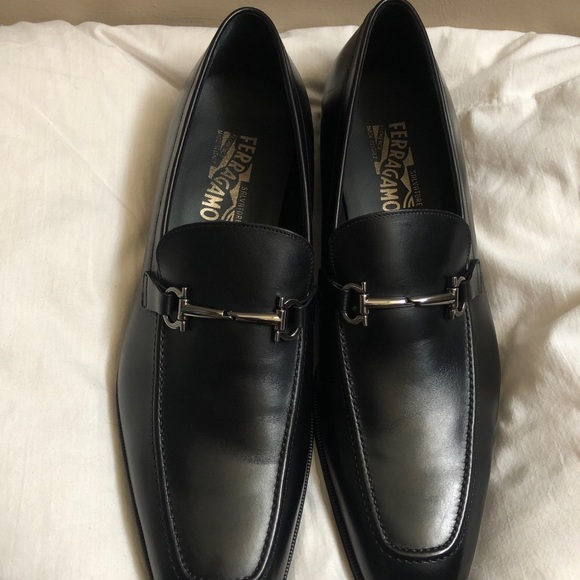 Salvatore Ferragamo Other - Salvatore Ferragamo Men's Gancini-Bit Leather Moccasins